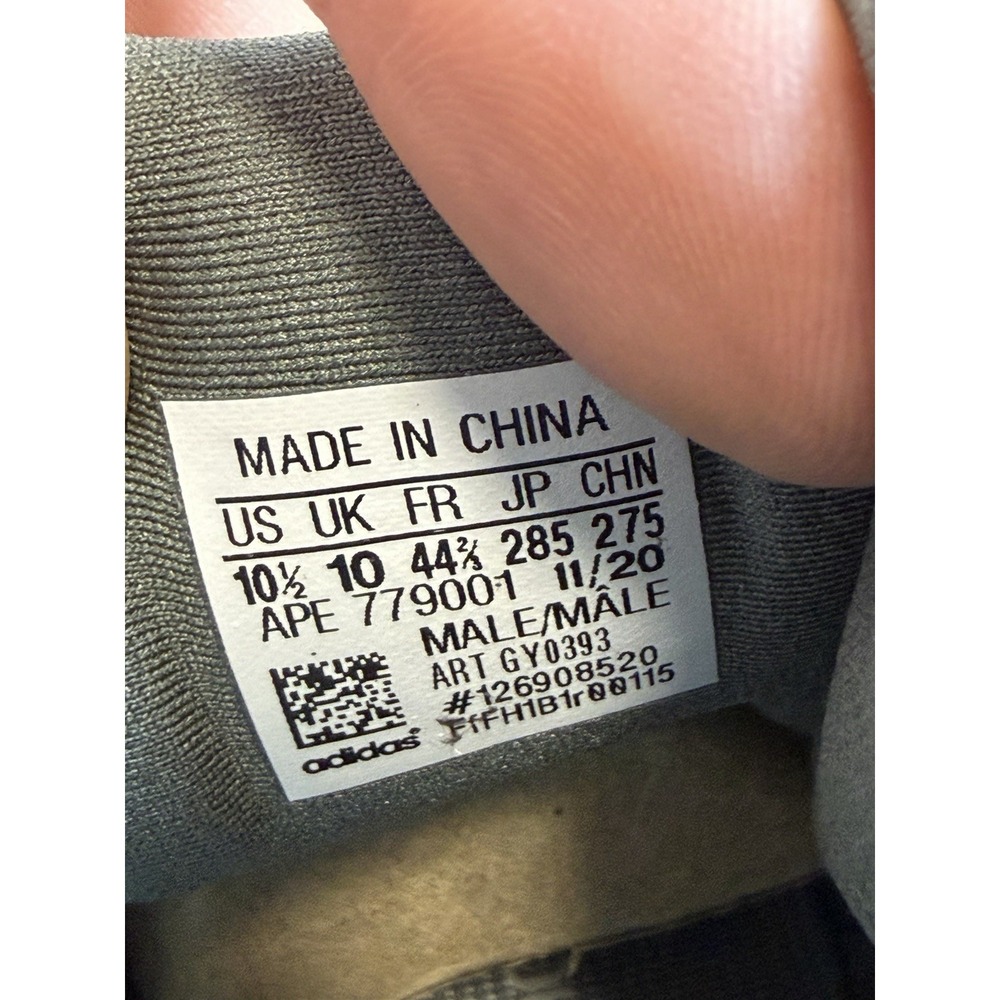Adidas Yeezy 500 High Mist Slate Grey Men's Size 10.5 Sneakers Shoes GY0393 - Picture 7 of 9